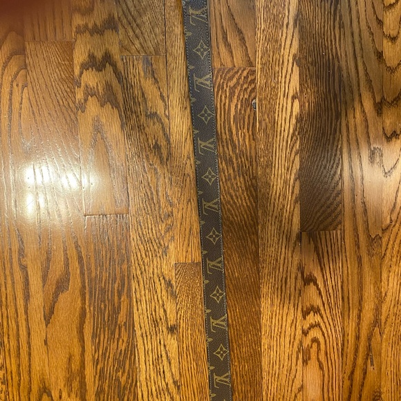 Louis Vuitton belt. Size 32. Brown monogram. - Picture 6 of 8